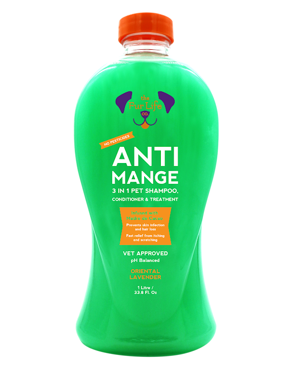 ANTI MANGE 3 IN 1 PET SHAMPOO 1 Liter