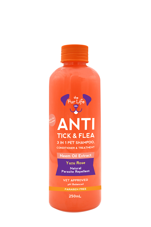 ANTI TICK & FLEA 3 IN 1 PET SHAMPOO 250ml