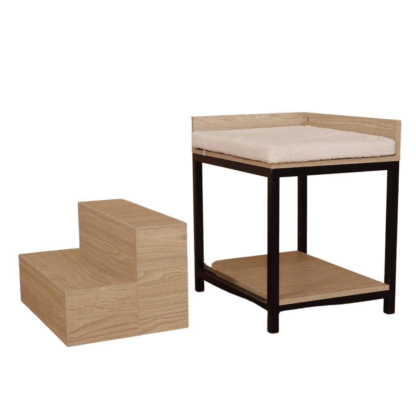 MALIK Pet Bed with Steps Mr. Chuck Pet Store